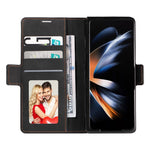 FORWENW Fantasy Series magnetisk mobilcover i skin-touch-læder til Samsung Galaxy Z Fold5 5G