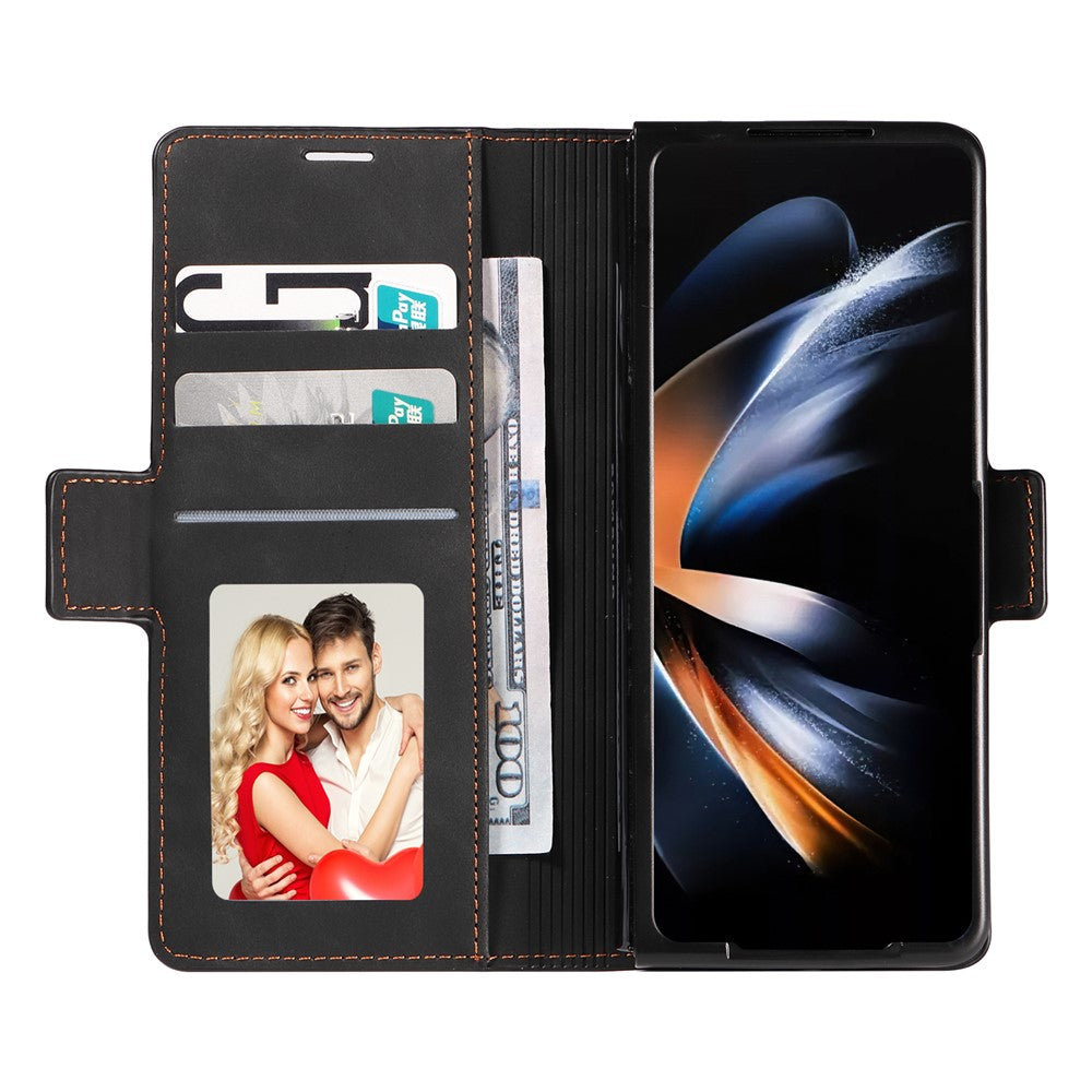 FORWENW Fantasy Series magnetisk mobilcover i skin-touch-læder til Samsung Galaxy Z Fold5 5G