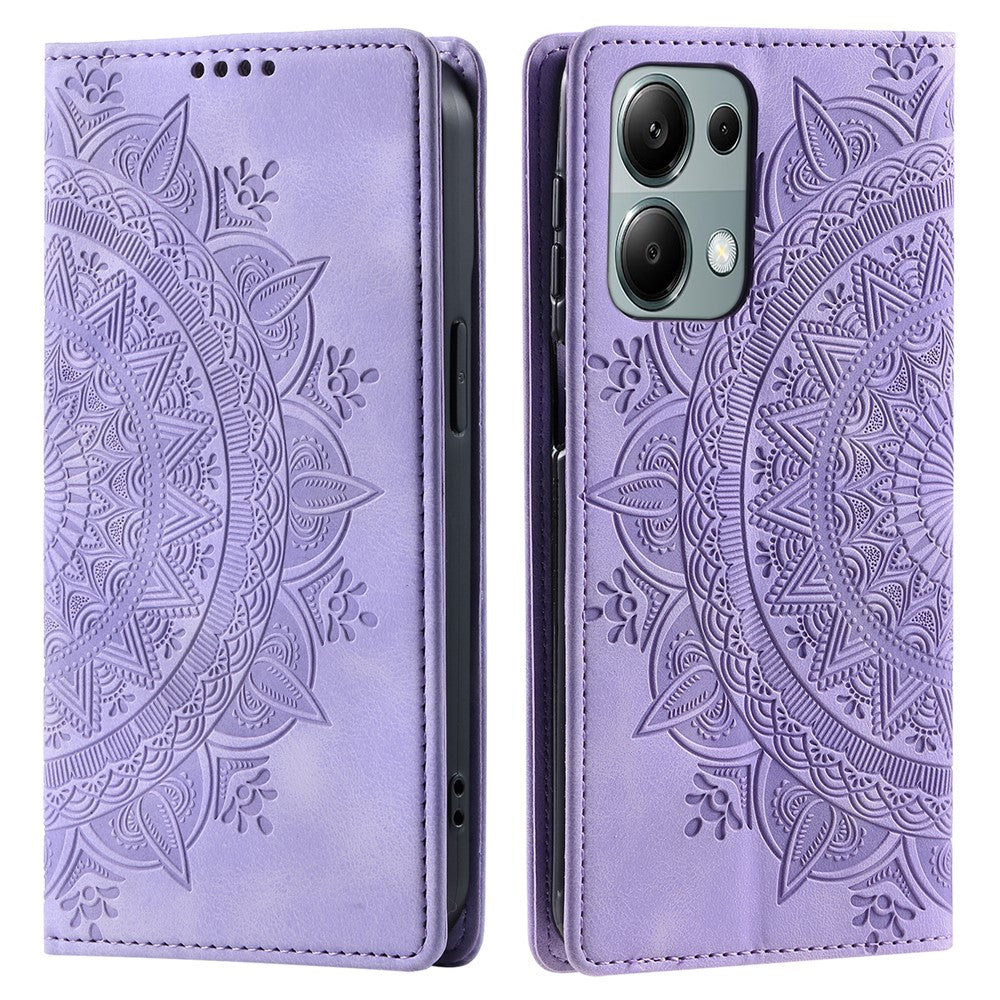 For Xiaomi Redmi Note 13 Pro 4G / Poco M6 Pro 4G Magnetic Case Leather Flip Stand Phone Cover