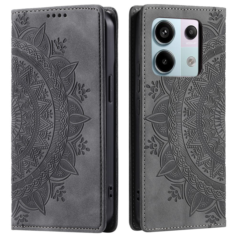 For Xiaomi Redmi Note 13 Pro 5G / Poco X6 5G Case Magnetic Closing Leather Wallet Cover