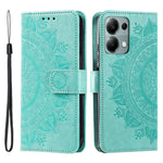Xiaomi Redmi Note 13 Pro 4G / Poco M6 Pro 4G Plånboksfodral Läderfodral Mandala Blomma