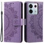 For Xiaomi Redmi Note 13 Pro 5G / Poco X6 5G Case Mandala Flower Leather Wallet Cover