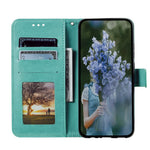 For Xiaomi Redmi Note 13 4G PU Leather Phone Case Imprinted Mandala Flower Stand Wallet Cover
