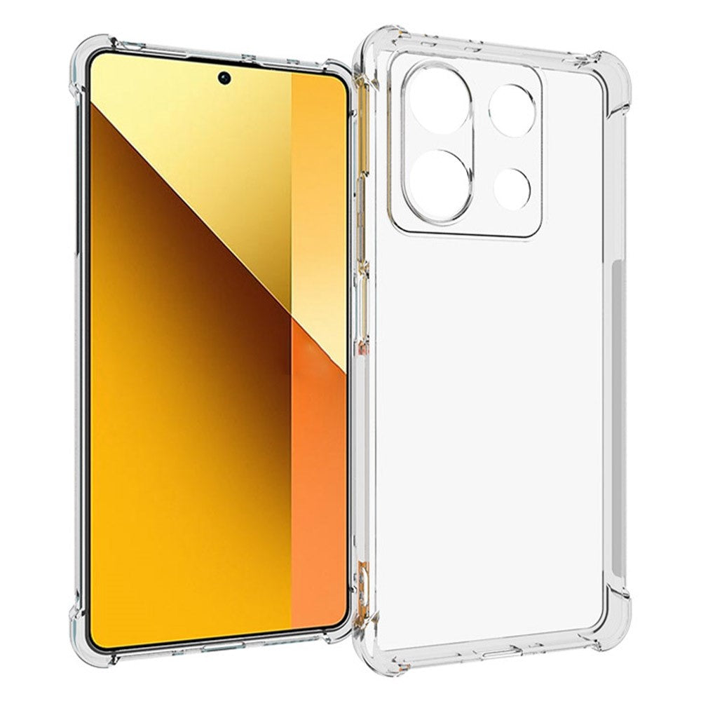 Halkfritt mobilskal för Xiaomi Redmi Note 13 5G - HD transparent TPU-mobilskal