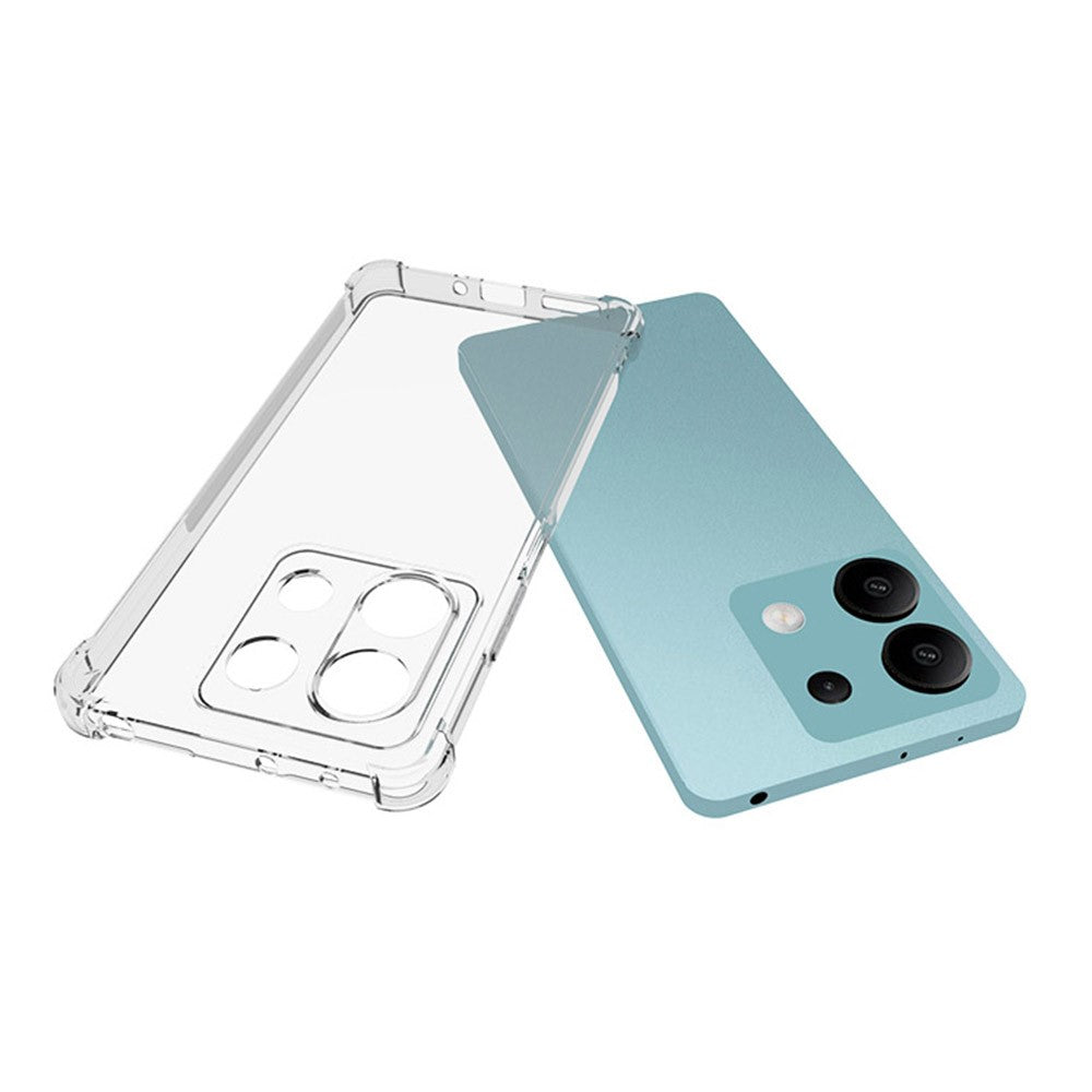 Halkfritt mobilskal för Xiaomi Redmi Note 13 5G - HD transparent TPU-mobilskal