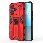 For Xiaomi Redmi Note 13 Pro+ 5G Case PC + TPU Dual Layer Kickstand Phone Cover