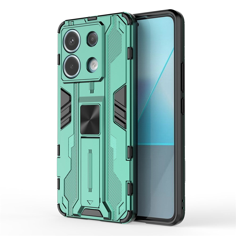 For Xiaomi Redmi Note 13 Pro 5G / Poco X6 5G Kickstand Case Anti-drop Phone Cover