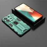 For Xiaomi Redmi Note 13 5G Kickstand Case PC + TPU Hybrid Phone Cover