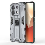 For Xiaomi Redmi Note 13 5G Kickstand Case PC + TPU Hybrid Phone Cover