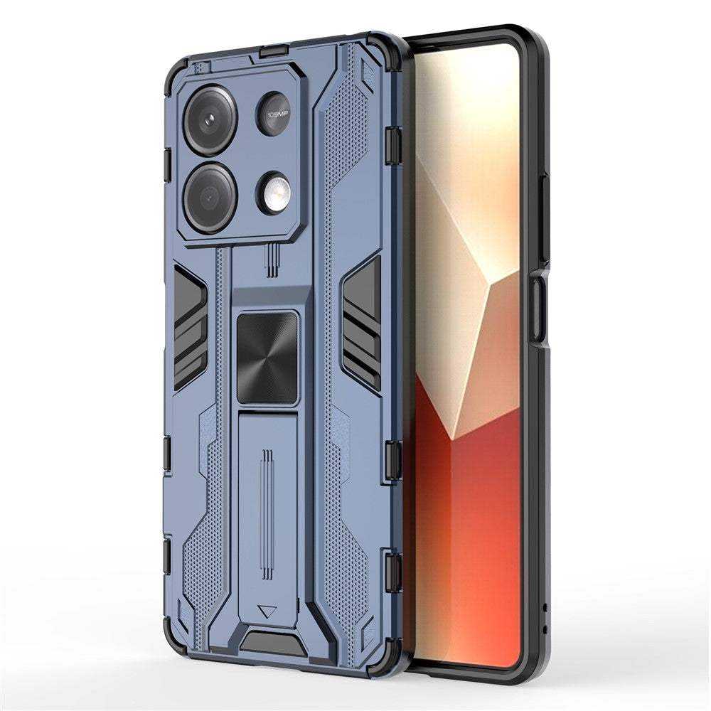 For Xiaomi Redmi Note 13 5G Kickstand Case PC + TPU Hybrid Phone Cover