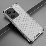 For Xiaomi Redmi Note 13 Pro+ 5G Case PC + TPU Phone Cover Honeycomb Design