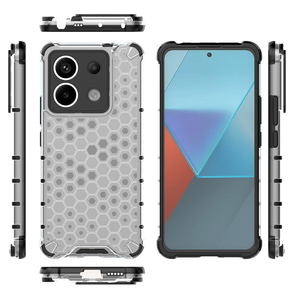 Xiaomi Redmi Note 13 Pro 5G / Poco X6 5G mobilskal Mjukt TPU Hårt PC Baksida