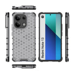 For Xiaomi Redmi Note 13 4G Case Honeycomb Design PC + TPU Phone Cover