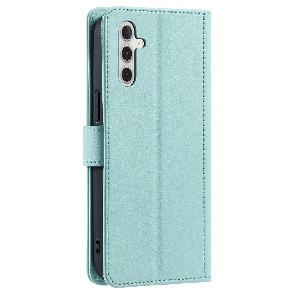 For Samsung Galaxy S24+ Case Magnetic Crossbody Phone Wallet Cover with 2 Straps
