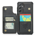 For Samsung Galaxy S24 Phone Case CASEME C22 Leather Back Cover with RFID Blocking Card Slots