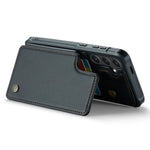 Samsung Galaxy S24 mobilskal CASEME C22 Läderbaksida med RFID-blockerande kortplatser