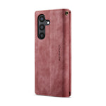 Til Samsung Galaxy S24+ Telefoncovers med Rem CASEME C30 Lynlås Flere Kortindehaver PU Lædercover