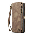 For Samsung Galaxy S24 Phone Cases CASEME 008 Leather Cover with Detachable Wallet and Strap