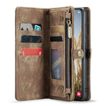 For Samsung Galaxy S24 Phone Cases CASEME 008 Leather Cover with Detachable Wallet and Strap