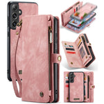 For Samsung Galaxy S24 Phone Cases CASEME 008 Leather Cover with Detachable Wallet and Strap