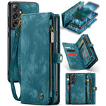 For Samsung Galaxy S24 Phone Cases CASEME 008 Leather Cover with Detachable Wallet and Strap