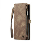 For Samsung Galaxy S24 Ultra Phone Cases CASEME 008 Leather Cover with Detachable Wallet and Strap