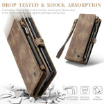 For Samsung Galaxy S24 Ultra Phone Cases CASEME 008 Leather Cover with Detachable Wallet and Strap