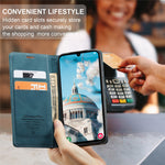 CASEME 013-serien til Samsung Galaxy A15 5G / A15 4G-cover i forretningsstil med sammenklappeligt stativ, mobilcover