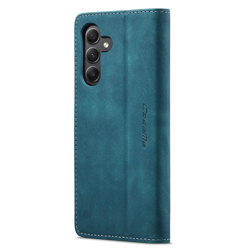 CASEME 013-serien til Samsung Galaxy A15 5G / A15 4G-cover i forretningsstil med sammenklappeligt stativ, mobilcover