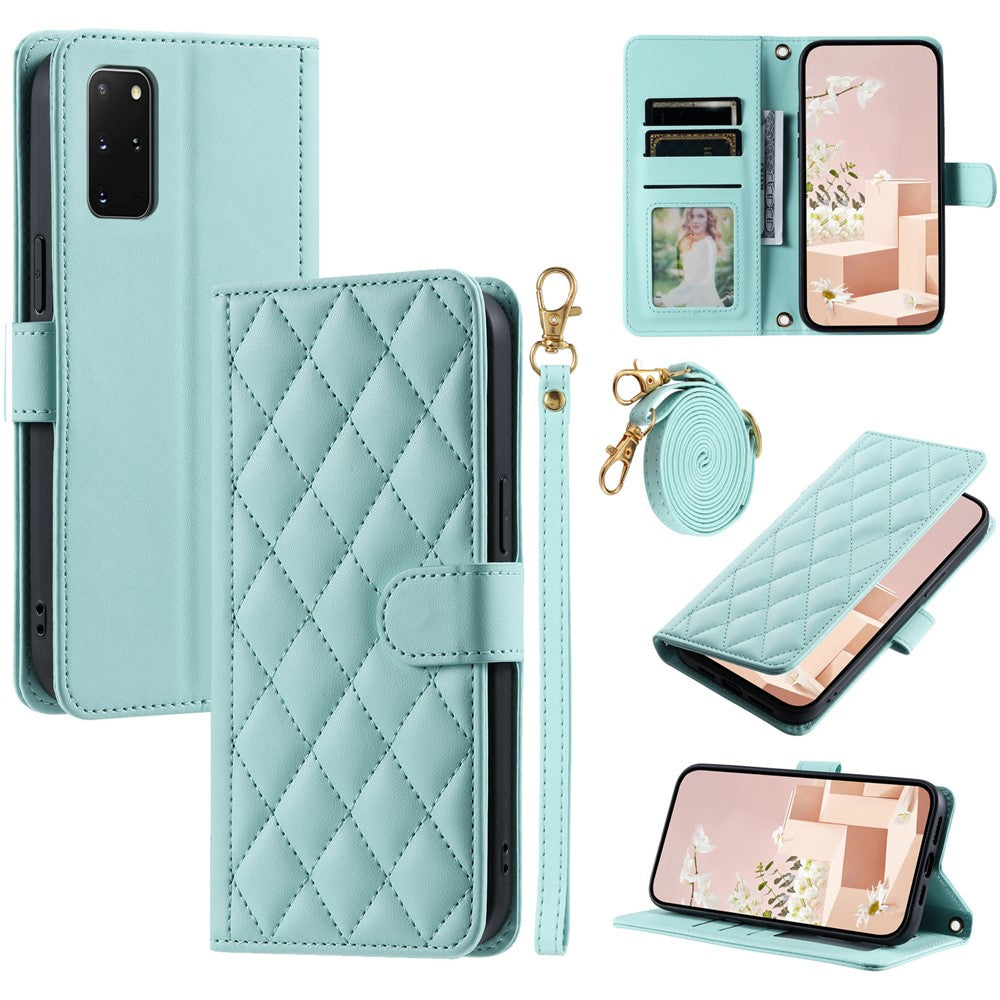 For Samsung Galaxy S20 Plus 4G / 5G Wallet Case PU Leather Stand Phone Cover