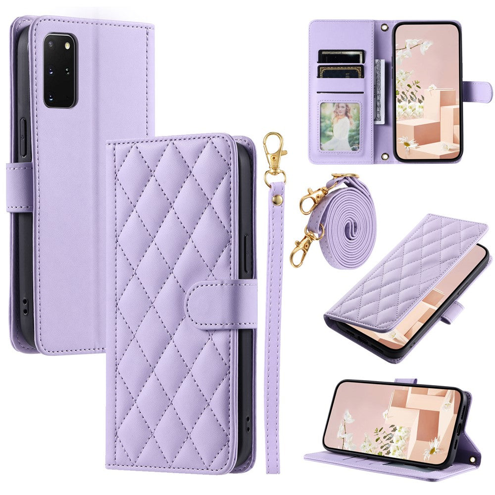For Samsung Galaxy S20 Plus 4G / 5G Wallet Case PU Leather Stand Phone Cover