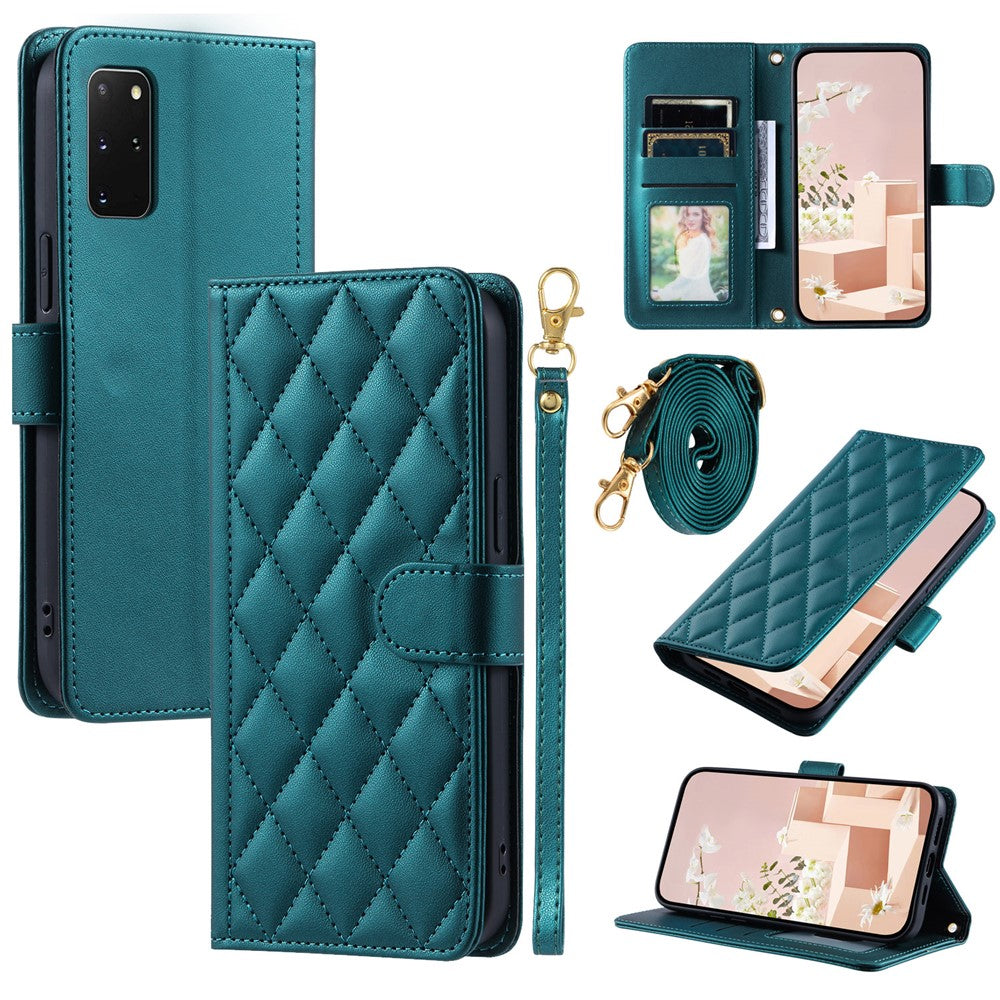 For Samsung Galaxy S20 Plus 4G / 5G Wallet Case PU Leather Stand Phone Cover