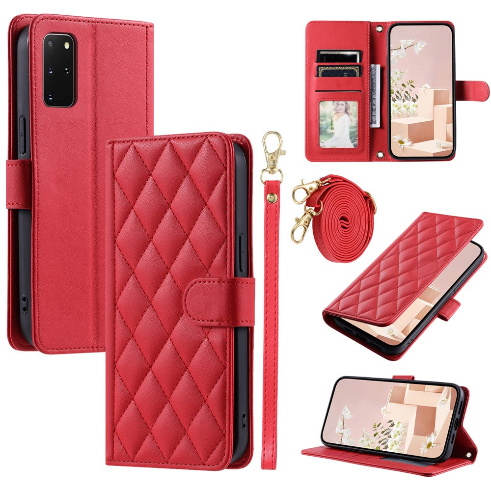 For Samsung Galaxy S20 Plus 4G / 5G Wallet Case PU Leather Stand Phone Cover