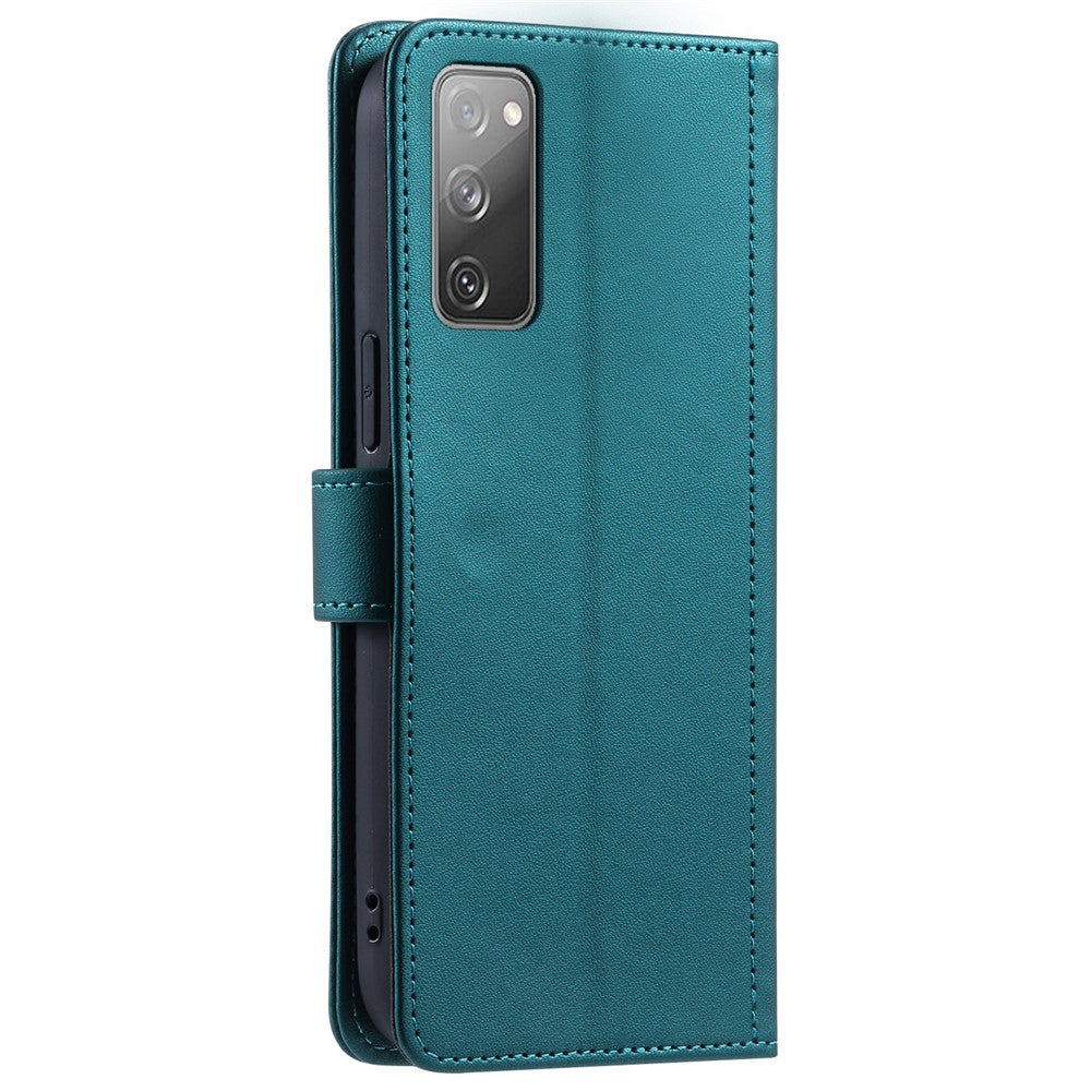 For Samsung Galaxy S20 FE / S20 FE 5G / S20 FE 2022 / S20 Lite Case Leather Wallet Cover with Straps