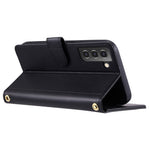 Til Samsung Galaxy S21+ 5G Cover Pung Telefoncover med Crossbody Skulderrem