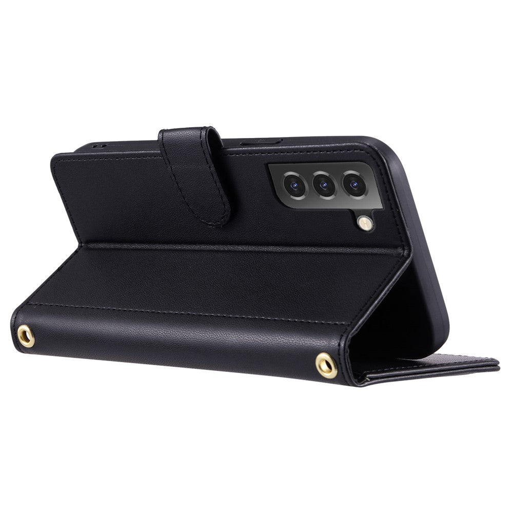 Til Samsung Galaxy S21+ 5G Cover Pung Telefoncover med Crossbody Skulderrem