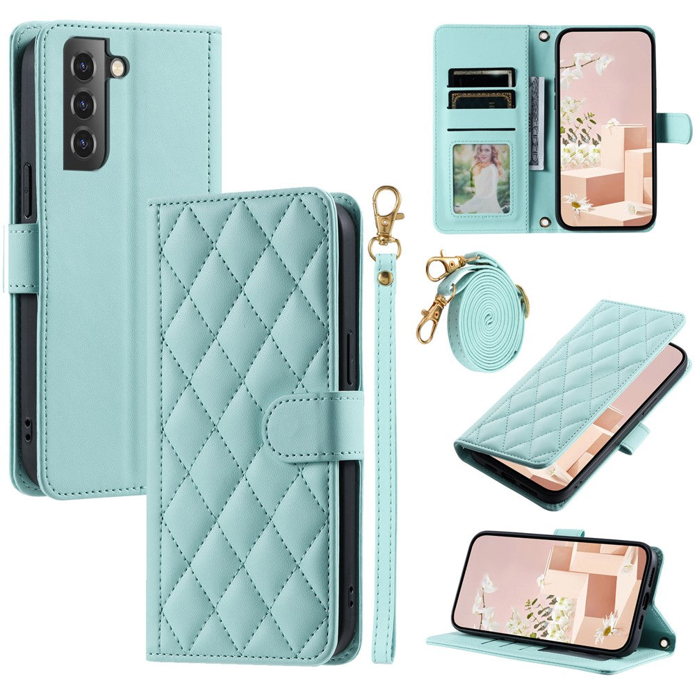 Til Samsung Galaxy S21+ 5G Cover Pung Telefoncover med Crossbody Skulderrem