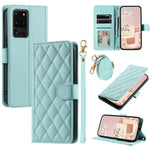 For Samsung Galaxy S20 Ultra Case Stand Flip Leather Phone Cover with 2 Straps