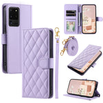 For Samsung Galaxy S20 Ultra Case Stand Flip Leather Phone Cover with 2 Straps