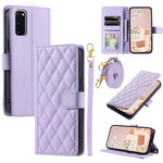 For Samsung Galaxy S20 4G / 5G Leather Case with Shoulder Strap Phone Wallet Cover