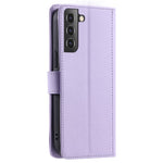 For Samsung Galaxy S21 4G / 5G Leather Case with Straps Wallet Stand Phone Cover
