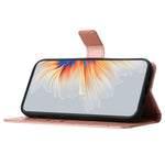Samsung Galaxy A32 5G / M32 5G Skal Blommönster Läder Flipfodral