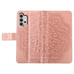 Samsung Galaxy A32 5G / M32 5G Skal Blommönster Läder Flipfodral