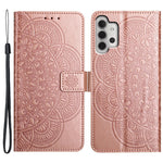 Til Samsung Galaxy A13 4G Telefoncover PU Læder Folio Flip Wallet Cover med Strop