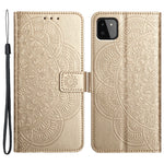 Til Samsung Galaxy A22 5G (EU Version) Etui PU Læder Telefoncover Stativ Pung