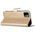 Til Samsung Galaxy A22 5G (EU Version) Etui PU Læder Telefoncover Stativ Pung