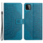 Til Samsung Galaxy A22 5G (EU Version) Etui PU Læder Telefoncover Stativ Pung
