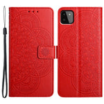 Til Samsung Galaxy A22 5G (EU Version) Etui PU Læder Telefoncover Stativ Pung