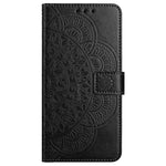 For Xiaomi 12T 5G / 12T Pro 5G / Redmi K50 Ultra Case PU Leather Phone Cover Imprinted Flower Pattern