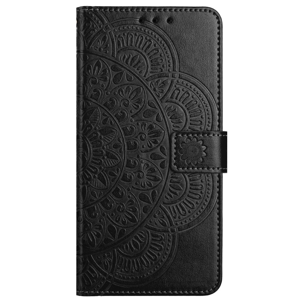 For Xiaomi 12T 5G / 12T Pro 5G / Redmi K50 Ultra Case PU Leather Phone Cover Imprinted Flower Pattern